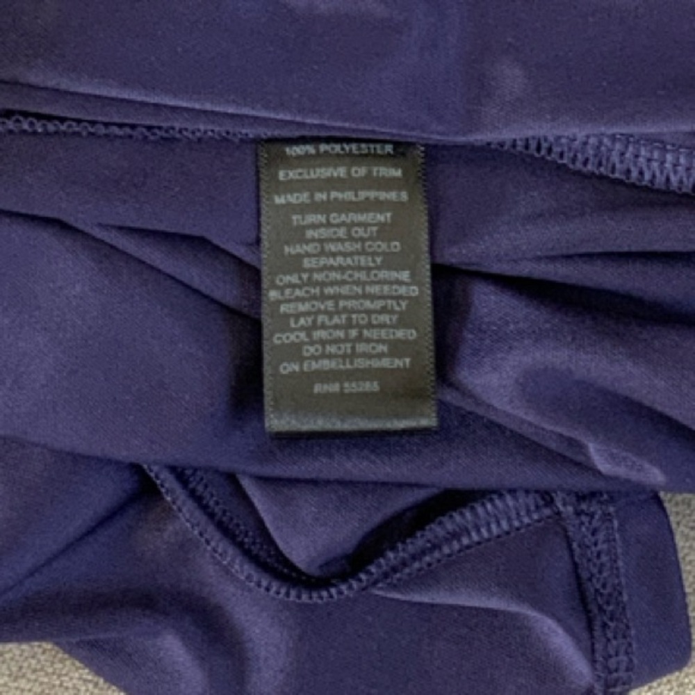 Express Purple Mini Dress with Black Accents - Picture 7 of 9
